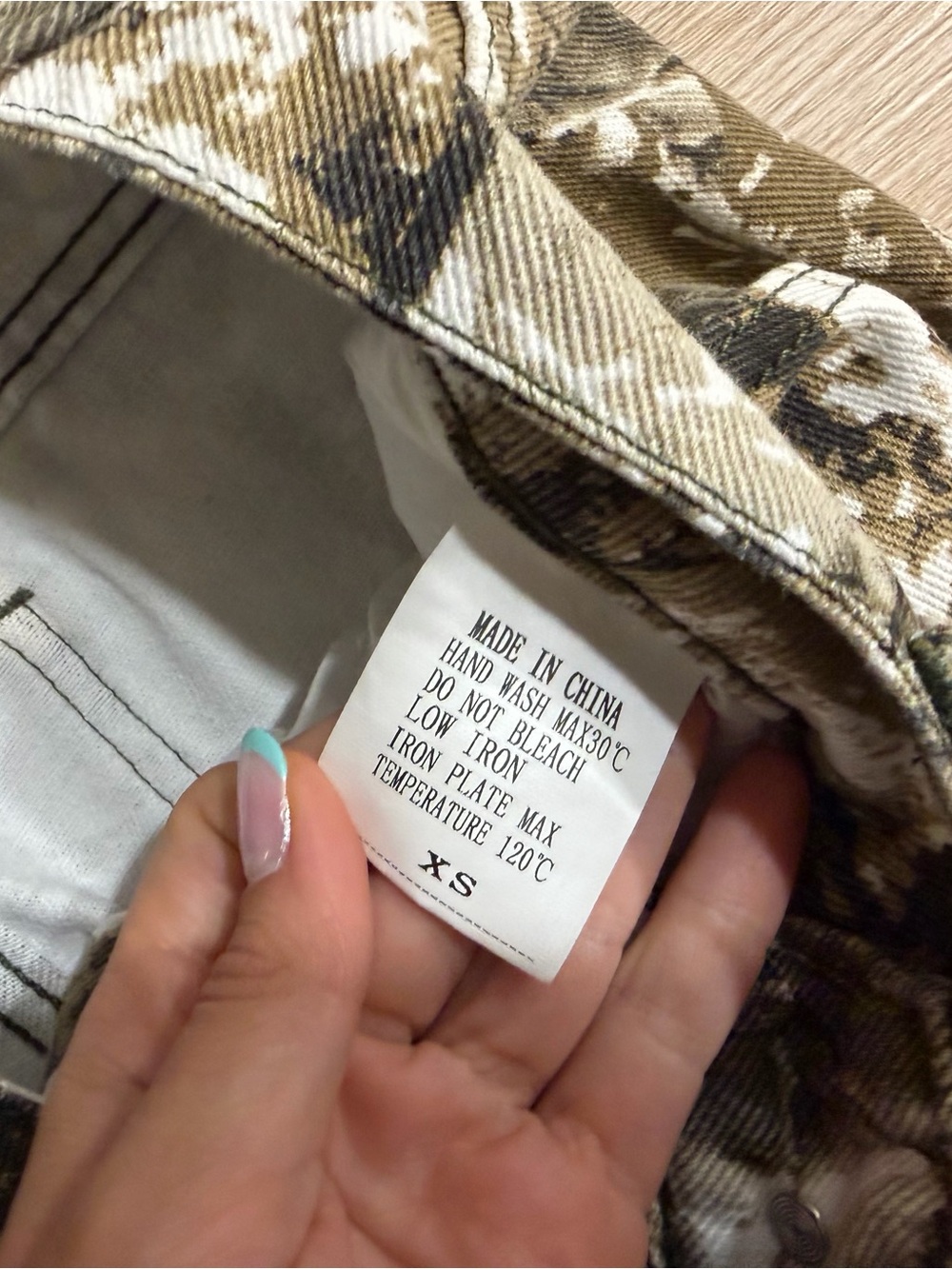 Camouflage Cargo Jeans Pants - Picture 3 of 4